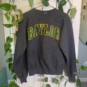 Baylor University Heather Grey Men’s Small Embroidered Sweatshirt